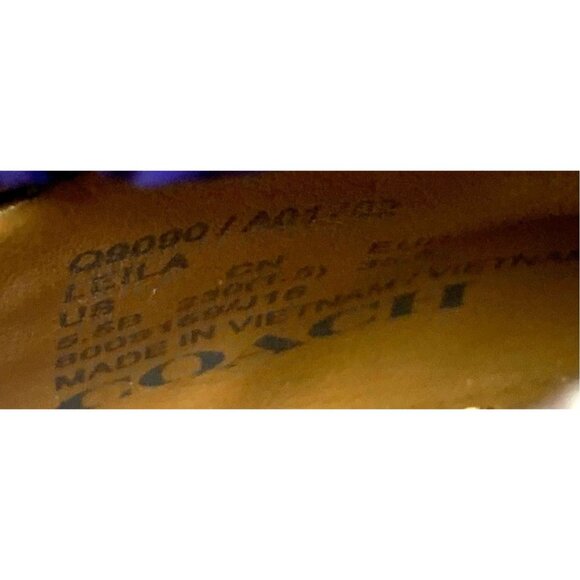 Coach Leila Signature Canvas & Leather Ballet Flats Brown Size 5.5 New 7966 - Picture 12 of 12